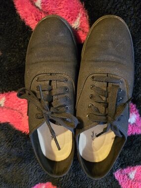 Target Black Women's Low-Top Canvas Sneakers